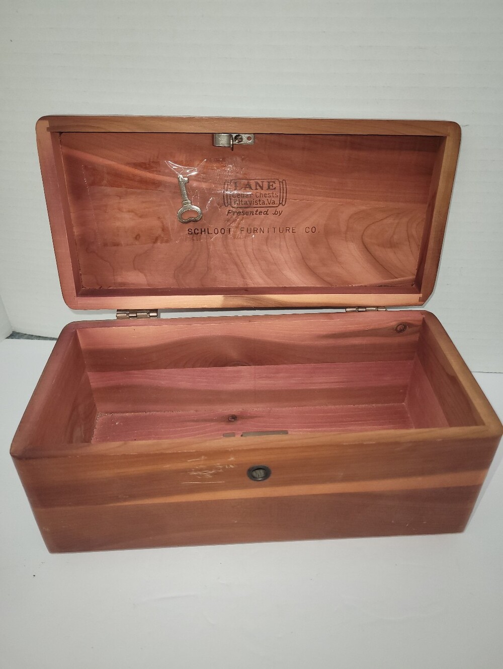 Vintage Lane Ceder Chest Salesman Sample With Key